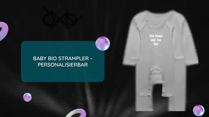 Baby Bio Strampler - personalisierbar by@Outfy