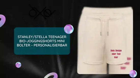 Stanley/Stella Teenager Bio-Joggingshorts MINI BOLTER - personalisierbar by@Outfy