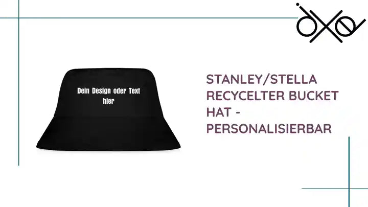 Stanley/Stella recycelter Bucket Hat - personalisierbar by@Outfy