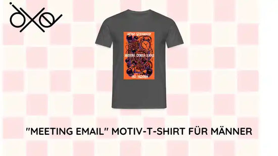 "Meeting Email" Motiv-T-Shirt f&uuml;r M&auml;nner by@Outfy