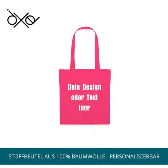 Stoffbeutel aus 100% Baumwolle - personalisierbar by@Outfy