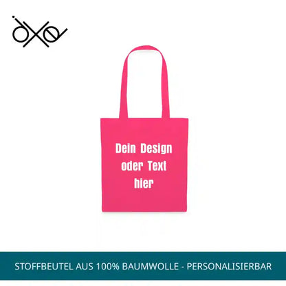Stoffbeutel aus 100% Baumwolle - personalisierbar by@Outfy