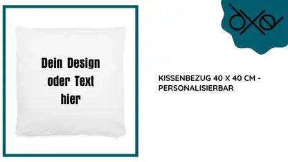 Kissenbezug 40 x 40 cm - personalisierbar by@Outfy