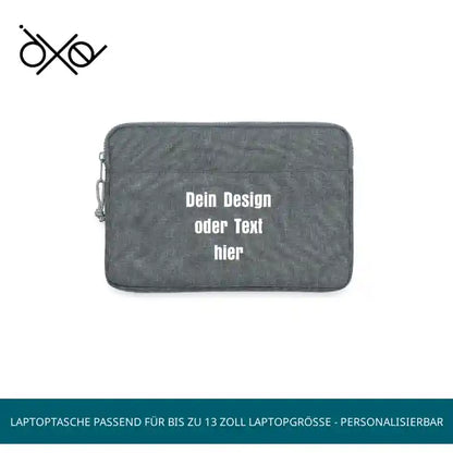Laptoptasche passend f&uuml;r bis zu 13 Zoll Laptopgr&ouml;&szlig;e - personalisierbar by@Outfy