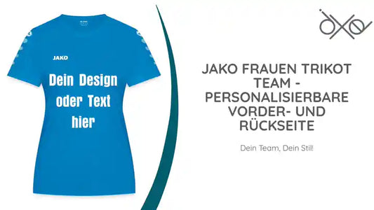 JAKO Frauen Trikot Team - personalisierbare Vorder- und R&uuml;ckseite by@Outfy